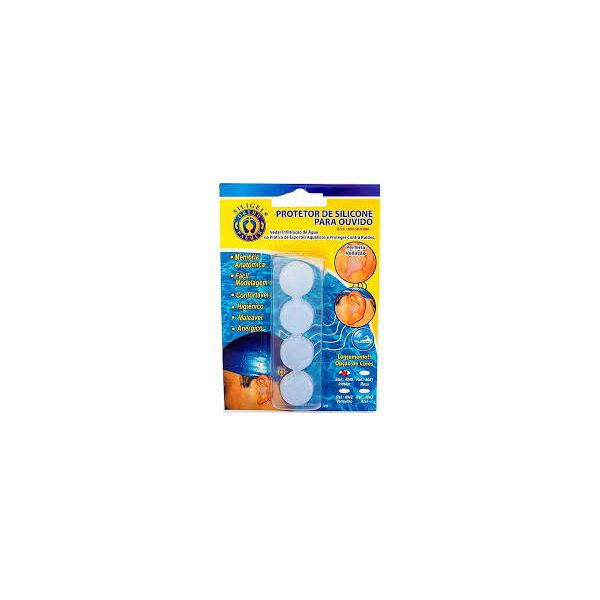 Ortho pauher - Protetor de Silicone p/ Ouvido Incolor