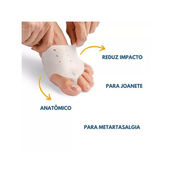 Hidrolight - protetor para metatarso e corretivo d/ joanete 2 pele