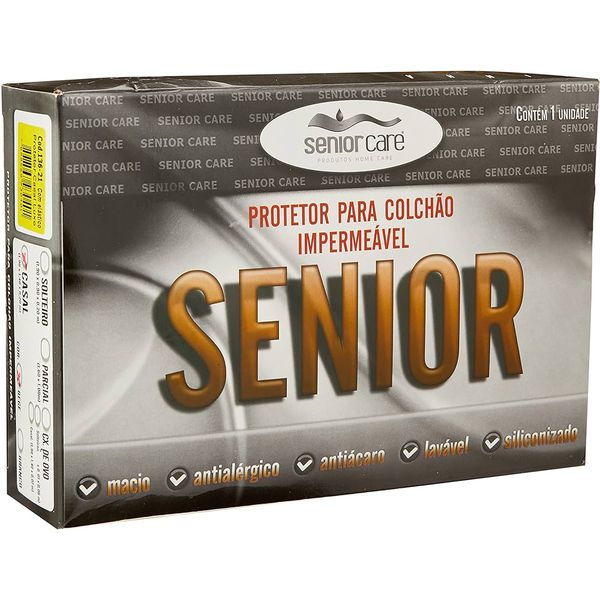 Senior - Protetor Impermeável Siliconizado Para Colchão Casal