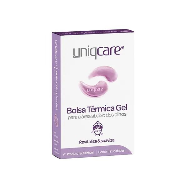 Uniqcare - Bolsa Térmica Gel Para Área Abaixo Dos Olhos