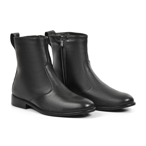 Bota Frio Ameno a Intenso - Nobre, Couro de Carneiro e com Lã - London Preta