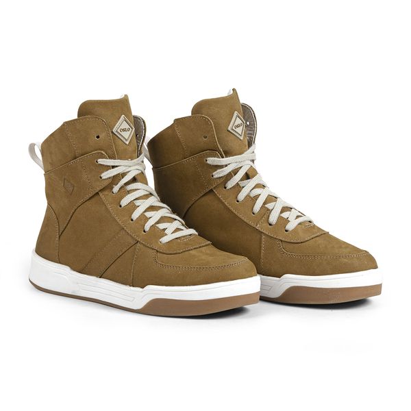Tênis Feminino Sneaker de Frio em Couro e Lã - Impermeável - Vancouver Camel