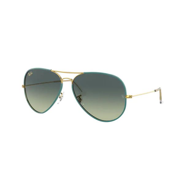 SOLAR RAY BAN AVIATOR FULL COLOR 3025JM 9196BH 58 (MEDIO) - VERDE