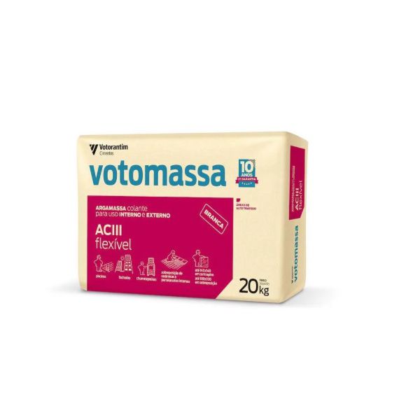 Argamassa AC3 Interno/Externo Branca Votoran 20KG