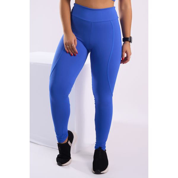 CALÇA LEGGING COM RECORTES COSTURA TRANÇADOR-SAVOIA