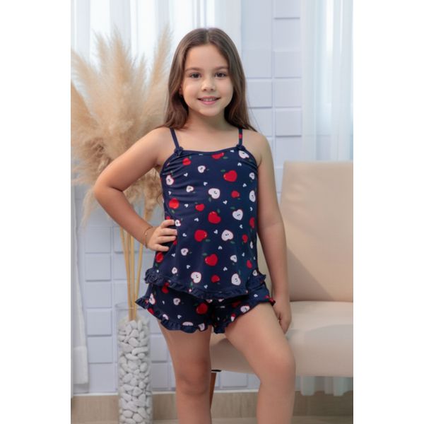 BABY DOOL INFANTIL EM LIGANETE- EST COM AZUL MARINHO