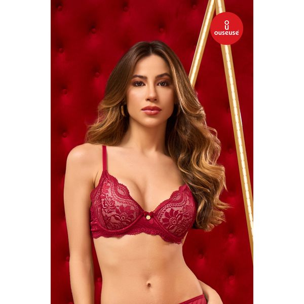 SUTIÃ AVULSO RENDADO COM BOJO CONFORT- DIVINO