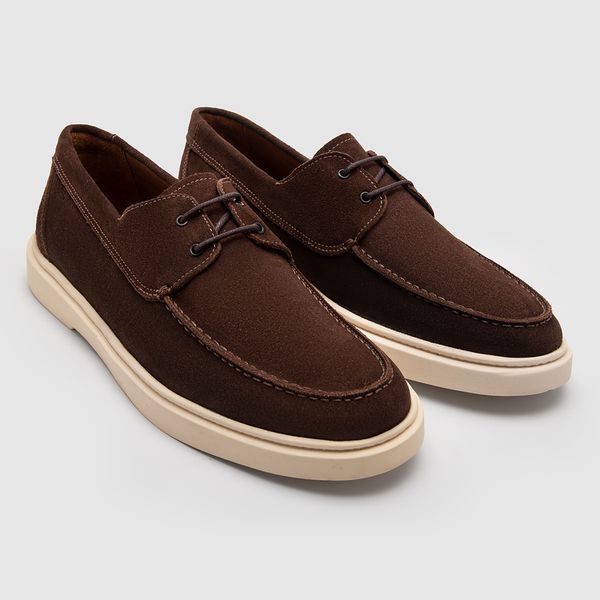 Sapato Dockside masculino 61452 Ganache em couro legítimo Salerno Prime, ideal para quem busca elegância e conforto no dia a dia.