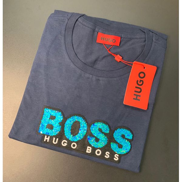 DIFERENCIADA BOSS BORDADA ESTMP DUPLA AZUL
