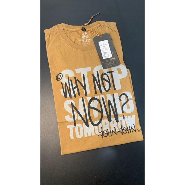 T-SHIRT JJ MOSTARDA EST