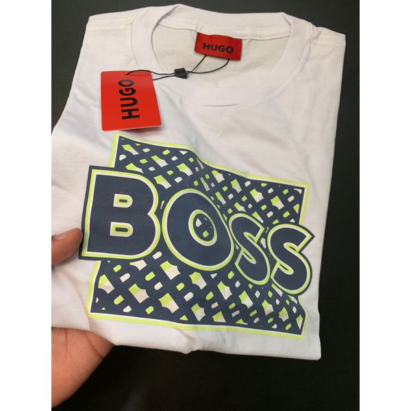 HUGO BOSS ESTAMPA EMBORRACHADA BRANCA