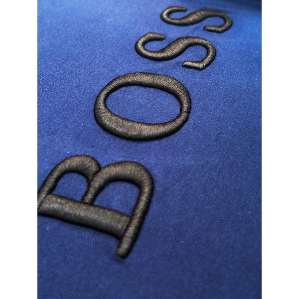 T-SHIRT BOSS AZUL MARINHO BORDADO