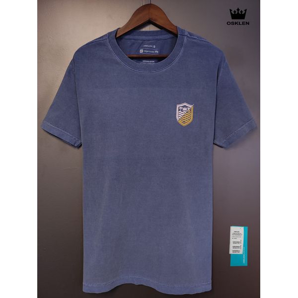 T-SHIRT OSK BASICA AZUL BRASAO