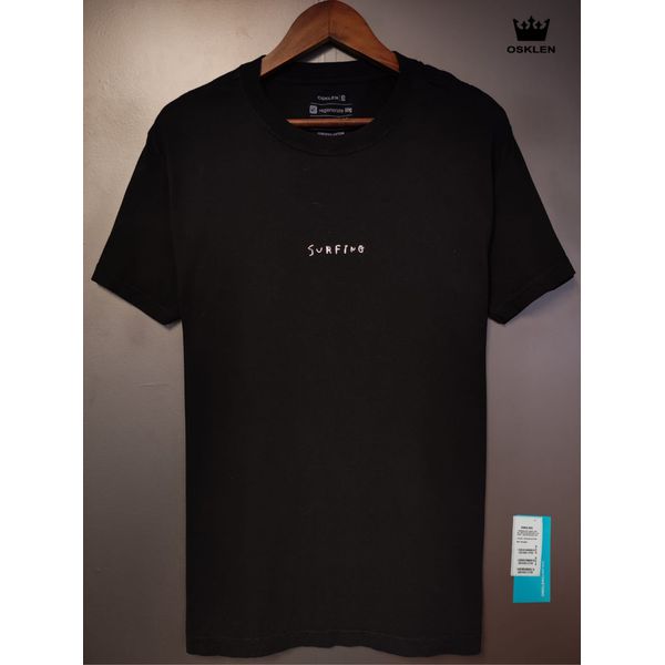 T-SHIRT OSK BASICA PRETA SURFING