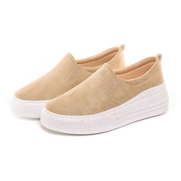 Slip On Mel - Suede Creme