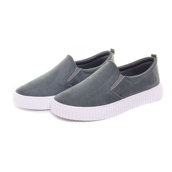 Slip On Melissa - Suede Azul Petróleo