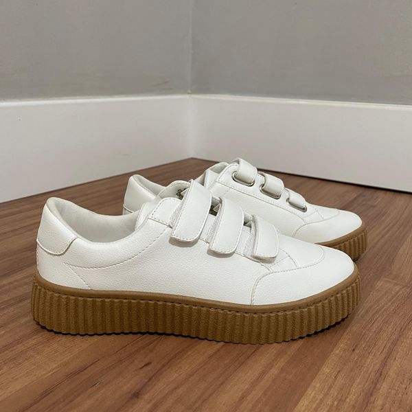 Tênis Jolie - Velcro Branco