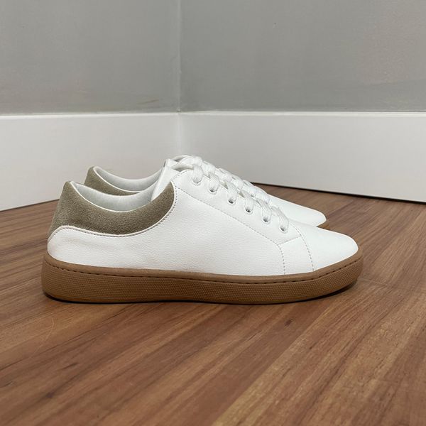 Tênis Elisa Branco/Creme 