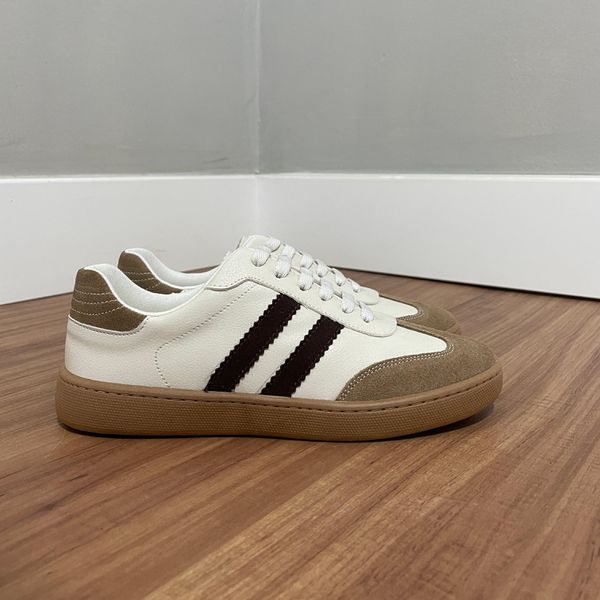 Tênis Maitê Off White/Café