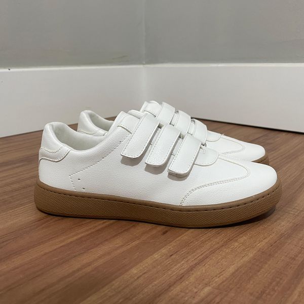 Tênis Jolie - Velcro Branco