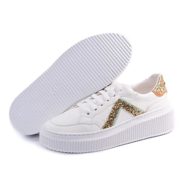 Tenis puma dourado clearance com glitter