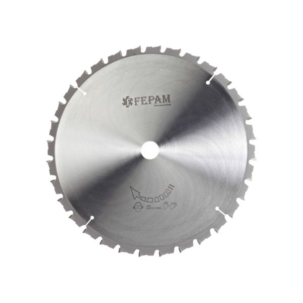 Disco de serra circular para Meia-Esquadria 255 mm x 60 dentes ED ( - ) F.25,4 Fepam