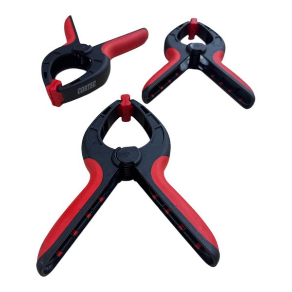 Grampo Multiuso Marceneiro 3'' Kit 3 Peças Cortec