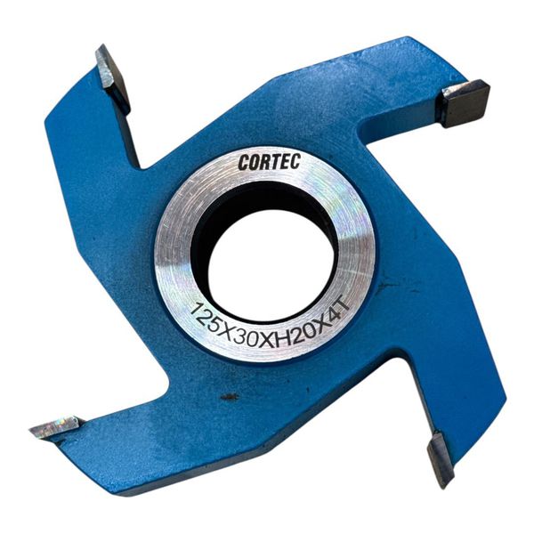 Fresa Tupia Canal Reto Rebaixe 125x12mm Widea Cortec 