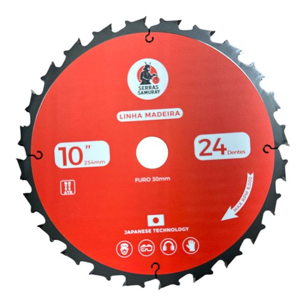 Disco De Serra Circular Para Madeira Demolição 250x24z 