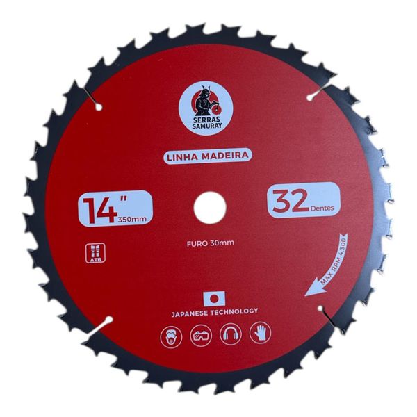 Disco De Serra Circular Para Madeira Demolição 350x32z 