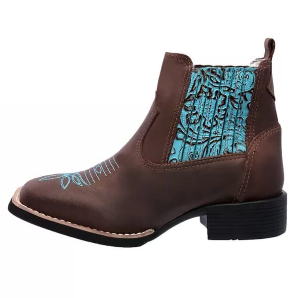 Botinas femininas hot sale bico quadrado