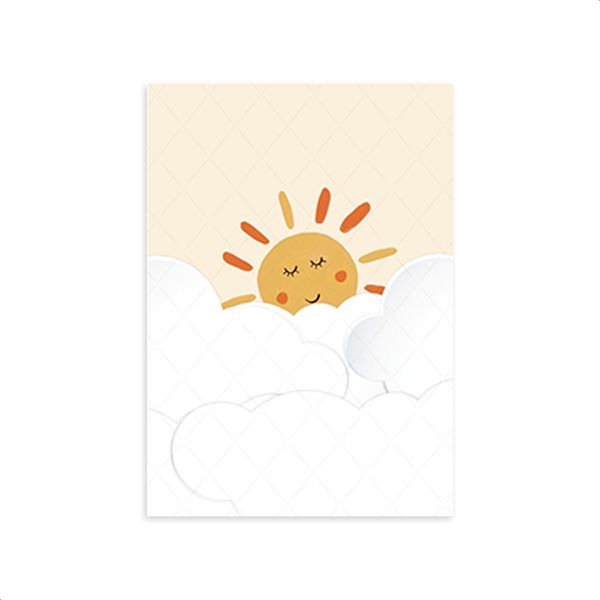 Capa Painel Retangular Sublimado Tema Sol 4208