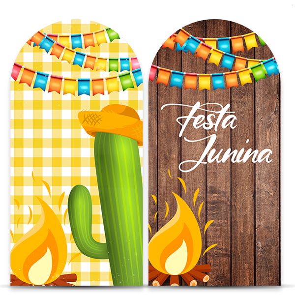 Capa Painel Romano Tema Festa Junina 4671
