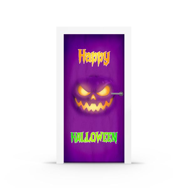 Capa Porta Tema Halloween 7162