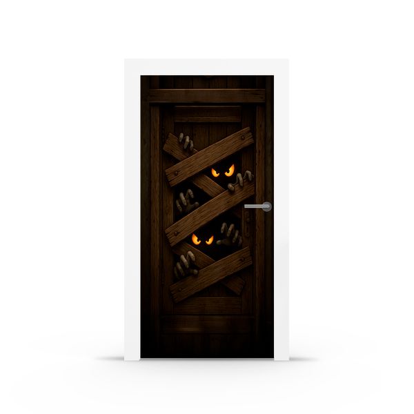 Capa Porta Tema Halloween 7160