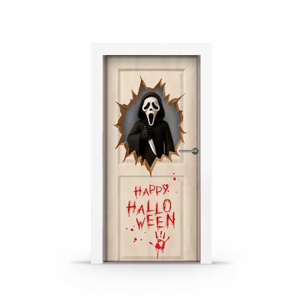 Capa Porta Tema Halloween 7159