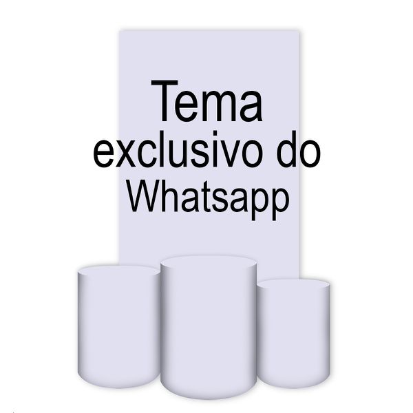 Retangular + Cilindros Tema Exclusivo Whatsapp 