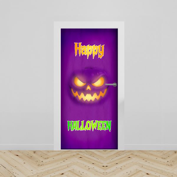 Capa Porta Tema Halloween 7162