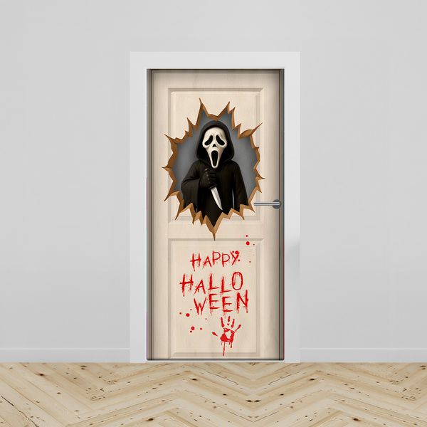 Capa Porta Tema Halloween 7159