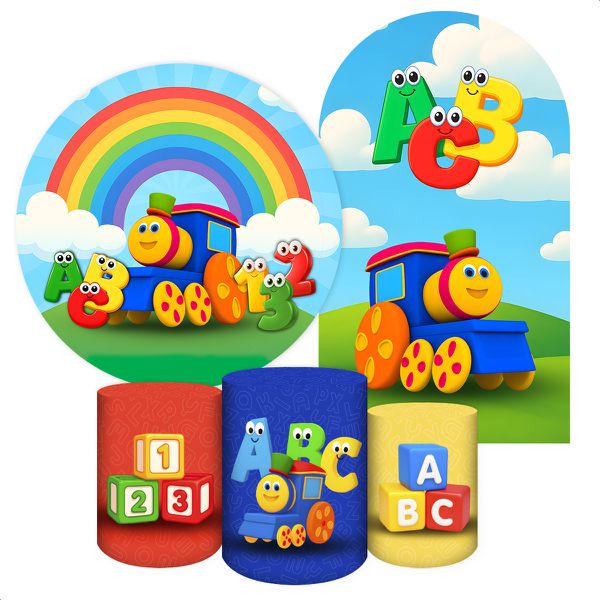 Kit 4 Capas + Romano Tema Bob o Trem 7077