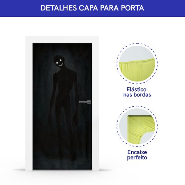 Capa Porta Tema Halloween 7161
