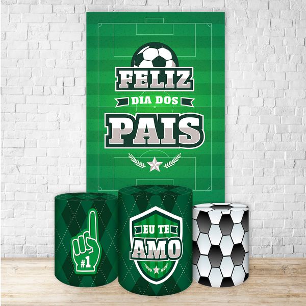 Capa Retangular + Trio Capas Cilindros Tema Dia dos pais 7085