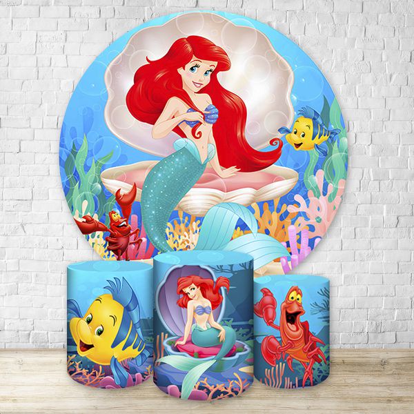Capa Painel + Trio Capas Cilindros Sublimados Tema Ariel 1362