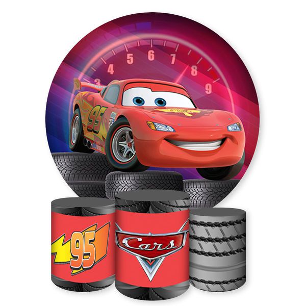 Kit 4 peças Full Tema Carros 218