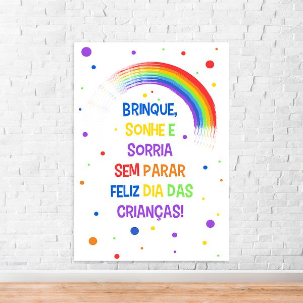 Capa Painel Retangular Sublimado Tema Dia das crianças 2241