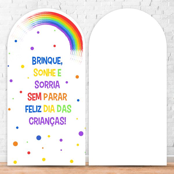 Capa Painel Romano Sublimado Tema Dia das crianças 2241