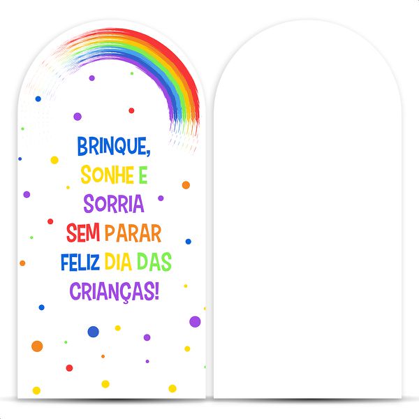 Capa Painel Romano Sublimado Tema Dia das crianças 2241