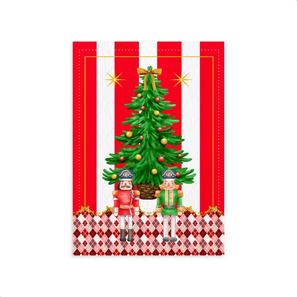 Capa Painel Retangular Sublimado Tema Natal 2250