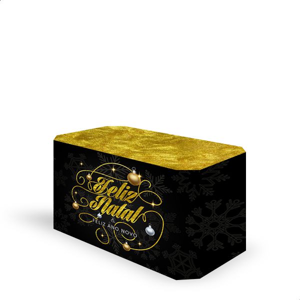 Capa Decorativa para 2 Mesas Quadrada Sublimada Tema Natal Decorações Natalinas 2253