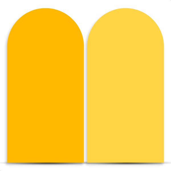 Capa Painel Romano Sublimado Tema Liso Cor Amarelo 24